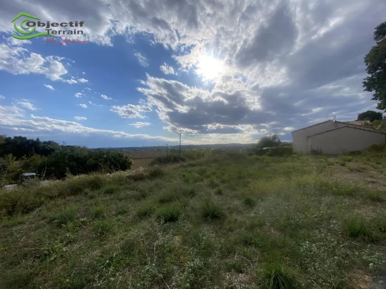 Terrain à bâtir à Tressan  Vue imprenable, cadre paisible